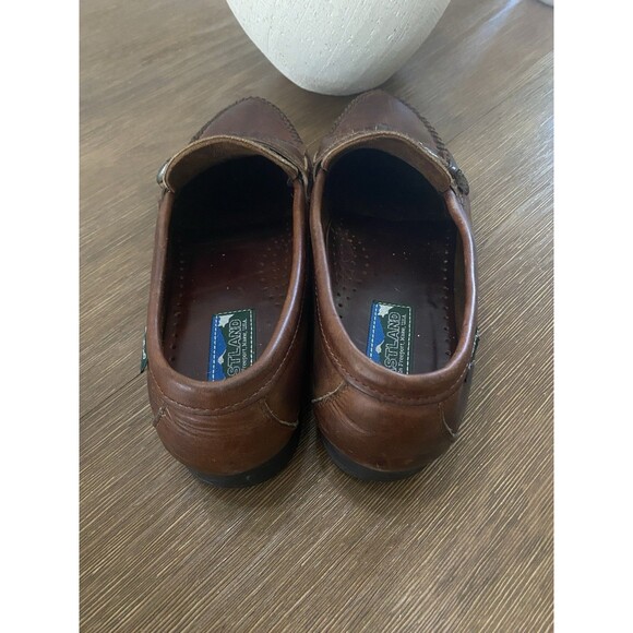 Vintage Mens Eastland Penny Loafers With Buckle Size 10.5 D Brown Made In USA main image 7